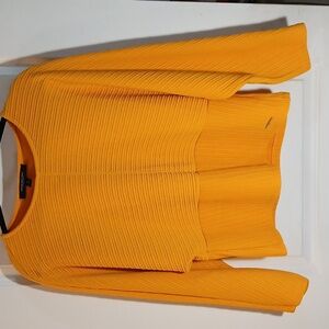 Marc New York Yellow Textured Sweater